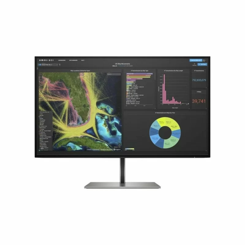 Monitor HP 1B9T0AAABB 27" 4K Ultra HD IPS 27"...