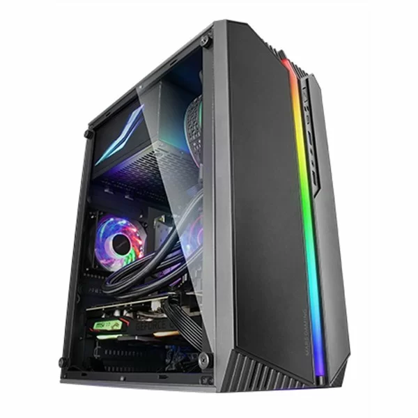 ATX Semi-tower Box Mars Gaming Black