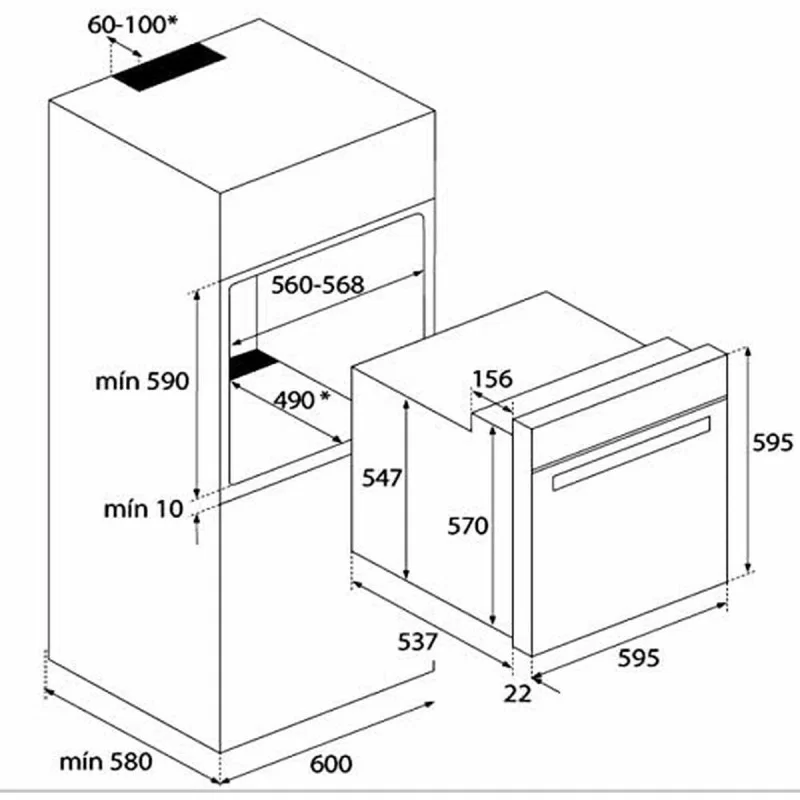 Multipurpose Oven Teka HCB 6415 70 L