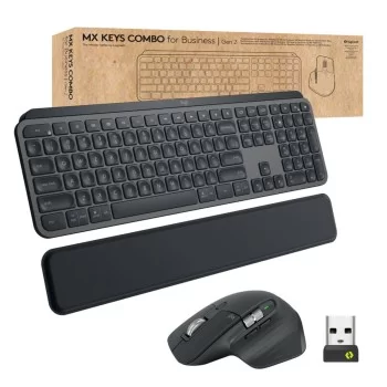 Keyboard and Wireless Mouse Logitech 920-010930 Spanish...