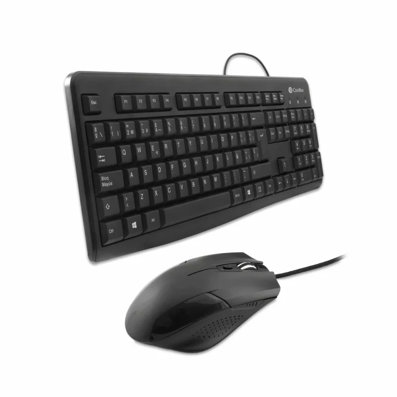 Keyboard and Mouse CoolBox COO-KTR-01U Spanish...