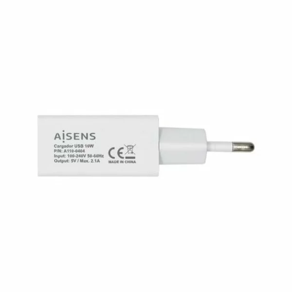 Wall Charger Aisens USB White 10 W