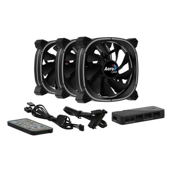 Ventilator Aerocool ASTRO12PRO Ø 12 cm 1000 rpm ARGB LED