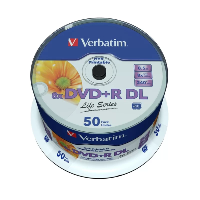 DVD-R Verbatim 97693 50 uds 8,5 GB (50 Units)