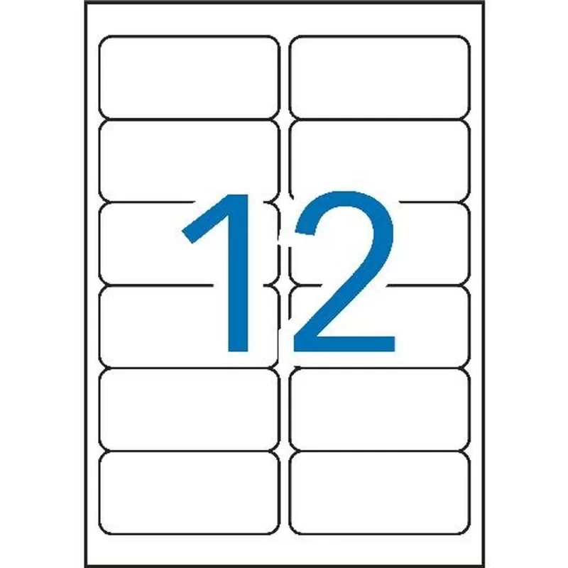 Printer Labels Apli White 20 Sheets 99,10 x...
