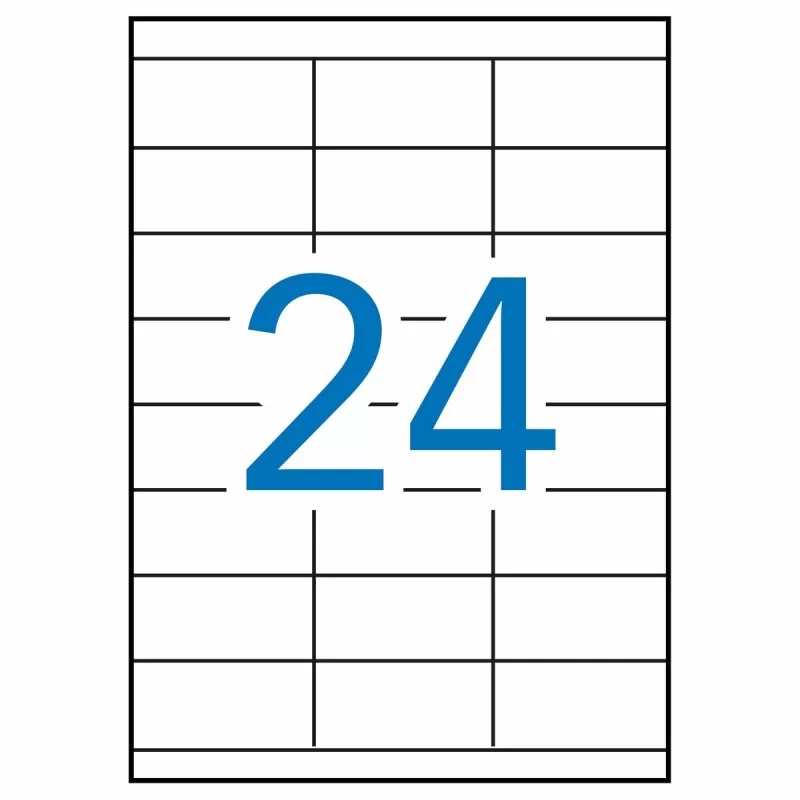 Adhesive labels Apli 1782 500 Sheets 70 x 35 mm...