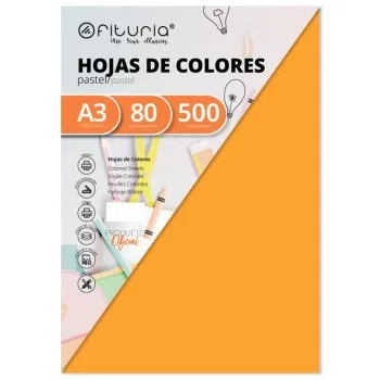 Printer Paper Fabrisa Orange A3 500 Sheets