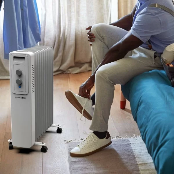 Oil-filled Radiator (11 chamber) Universal Blue 460-UCRA9101 White 2000 W