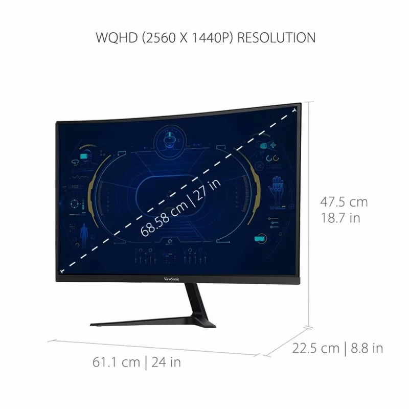 Monitor ViewSonic VX2718-2KPC-MHD 27" LED Curve...