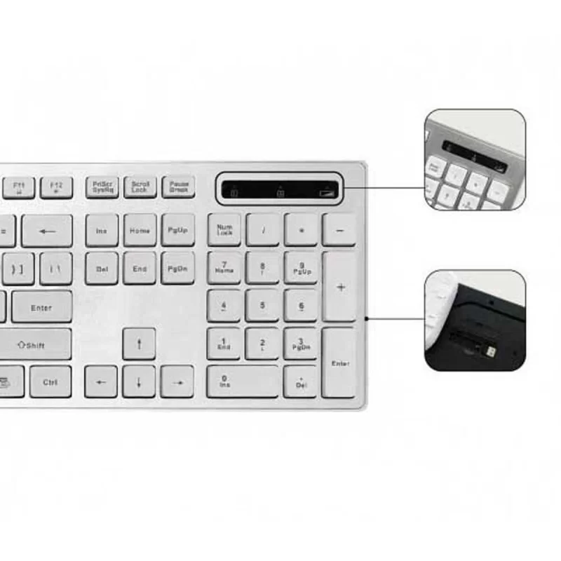 Keyboard and Wireless Mouse Subblim...