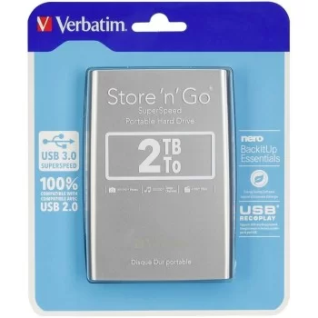 External Hard Drive Verbatim Store 'n' Go 2 TB SSD