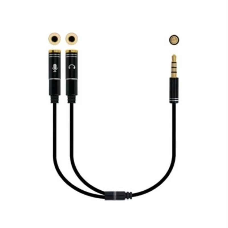 Audio Jack (3.5 mm) Splitter Cable NANOCABLE...