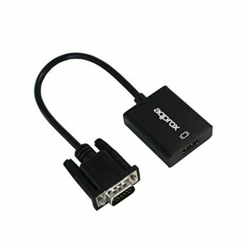 VGA to HDMI Adapter with Audio approx! APPC25 3,5 mm...