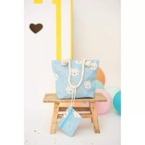 Bag Crochetts Blue Cat