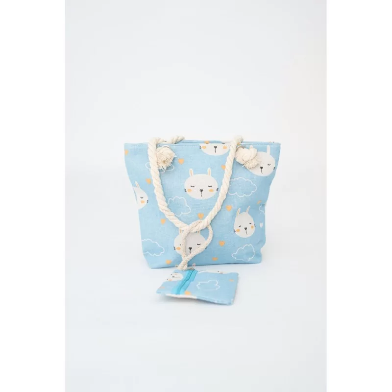 Bag Crochetts Blue Cat