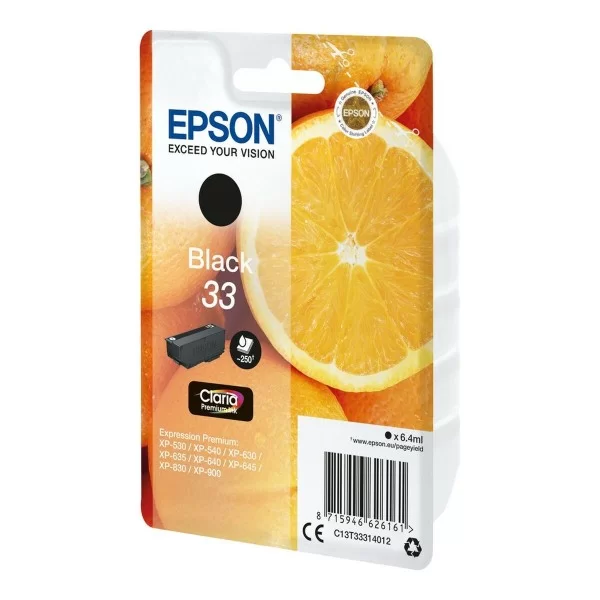 Original Ink Cartridge Epson C13T33314012 Black