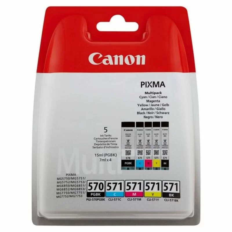 Original Ink Cartridge Canon CLI-571 Multipack