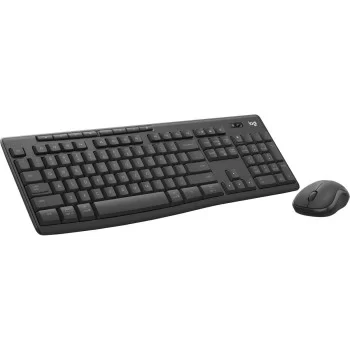 Keyboard and Mouse Logitech MK370 Grey Graphite Spanish...