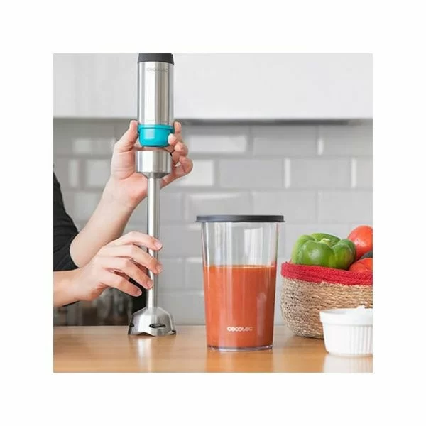 Hand-held Blender Cecotec Power TitanBlack Black Silver 1200 W