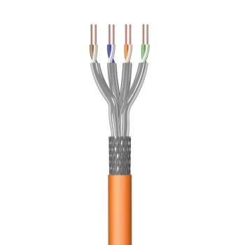 UTP Category 6 Rigid Network Cable Ewent Orange 100 m