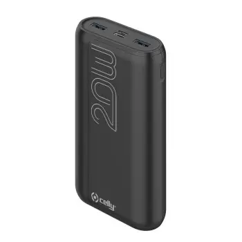 Power Bank Celly 20000 mAh Black