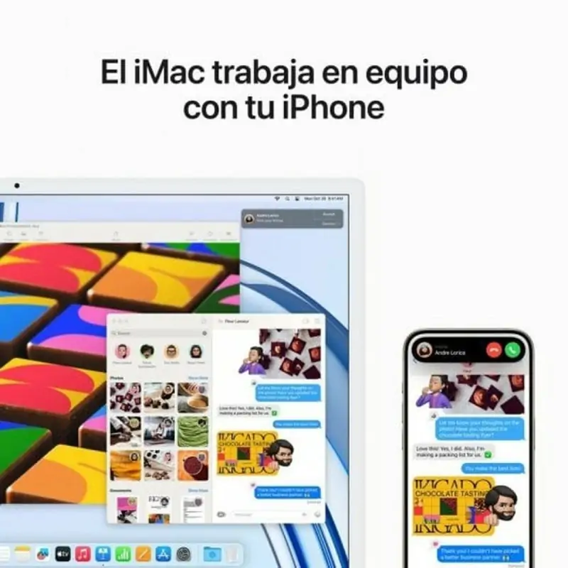 All in One Apple MQRQ3Y/A M3 8 GB RAM 256 GB SSD