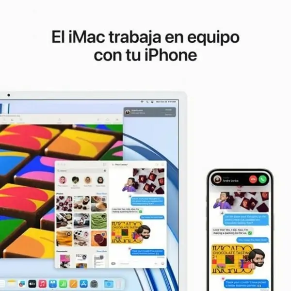 All in One Apple MQRQ3Y/A M3 8 GB RAM 256 GB SSD
