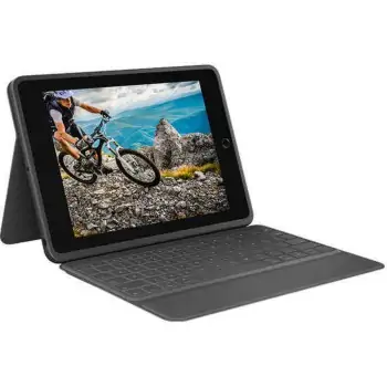Bluetooth Keyboard with Support for Tablet Logitech...