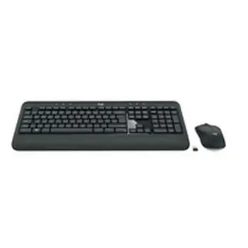 Keyboard and Wireless Mouse Logitech 920-008680 Black...
