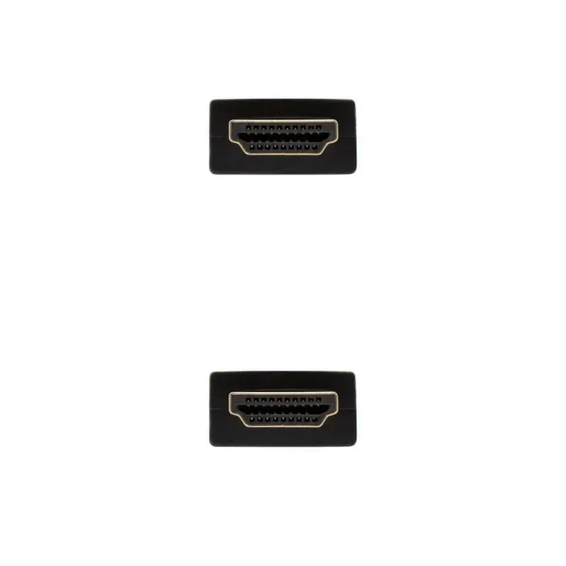 HDMI Cable NANOCABLE 10.15.3800 Black 50 cm