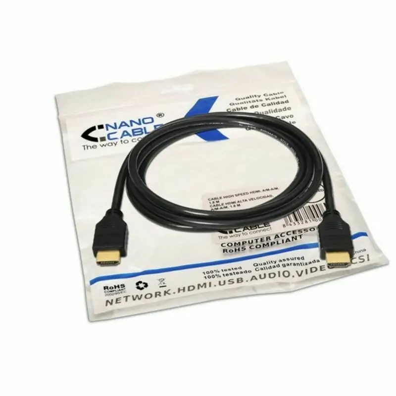 HDMI Cable NANOCABLE 10.15.1702 1,8 m v1.4...