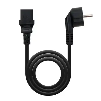 CPU – Monitor Power Cable NANOCABLE 10.22.0102 Black 1,5 m