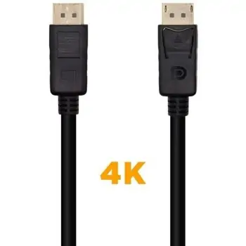 DisplayPort Cable Aisens A124-0387 Black 5 m