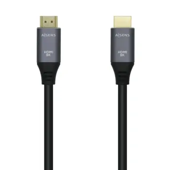 HDMI Cable Aisens A150-0429 Black Black/Grey 3 m