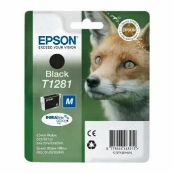 Original Ink Cartridge Epson Cartucho T1281 negro Black