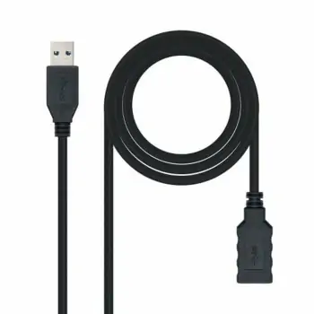 USB Cable NANOCABLE 10.01.0903-BK Black 3 m