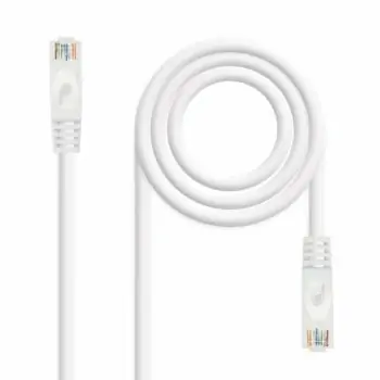 CAT 6a UTP Cable NANOCABLE 10.20.1802-W White 2 m LSZH