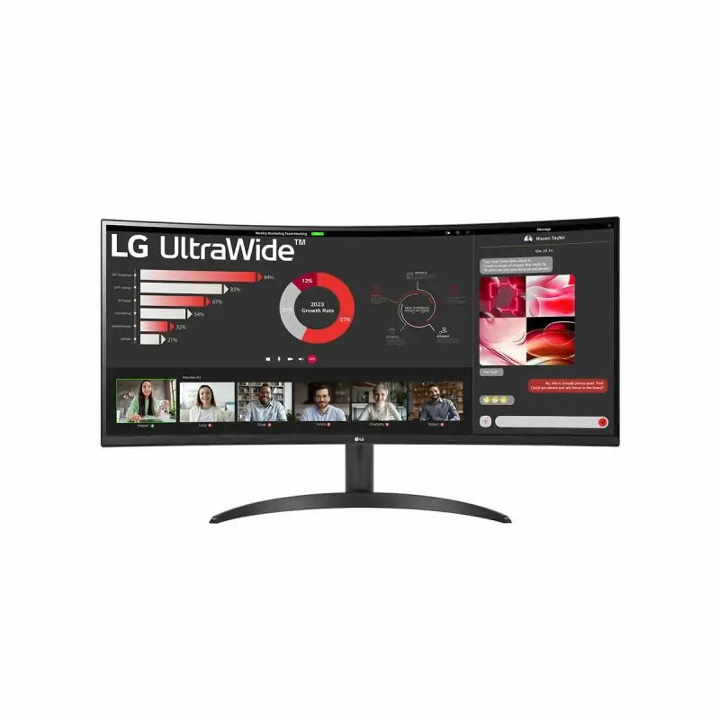 Monitor LG 34WR50QC-B.AEU 34" UltraWide Quad HD...