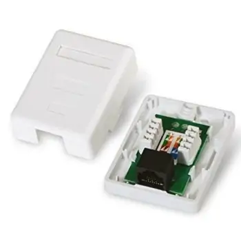 Network Connection Box NANOCABLE 10.21.1501 UTP RJ45 6 White