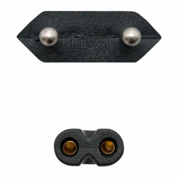 Power Cord NANOCABLE 10.22.0402 1.5 M Black