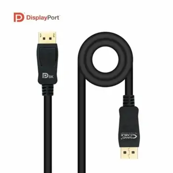 DisplayPort Cable NANOCABLE 1 Black 50 cm (0,5 m)