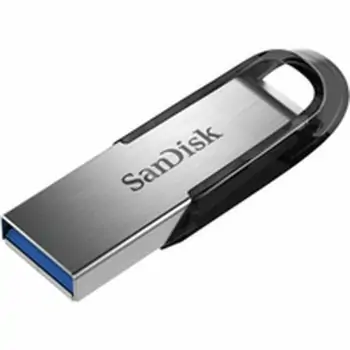 USB stick SanDisk ULTRA FLAIR Black Black/Silver 64 GB