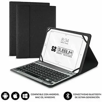 Case for Tablet and Keyboard Subblim SUB-KT2-BT0001 10.1"...