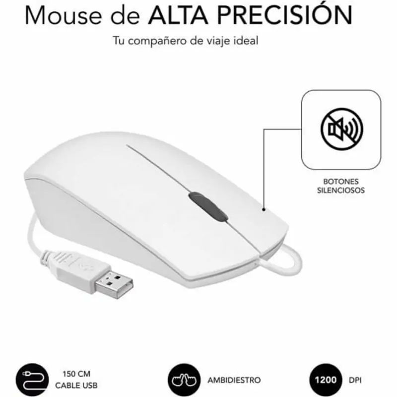 Keyboard and Mouse Subblim SUBKBC-CSSK02 White...