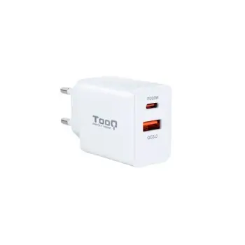 Wall Charger TooQ TQWC-2SC04WT 20 W White