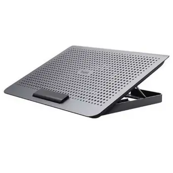 Laptop Stand with Fan Trust Exto Metal Grey