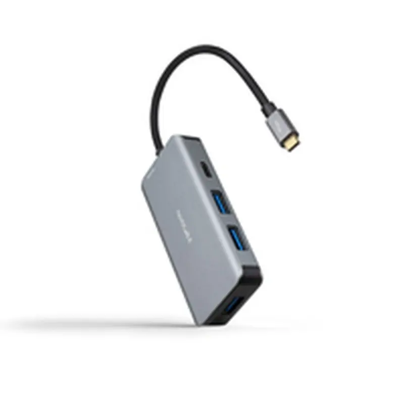 USB Hub NANOCABLE 10.16.1005 Grey