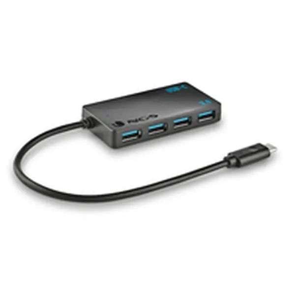 USB Hub NGS NGS-HUB-0100 Black