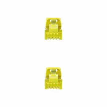 CAT 6a SFTP Cable NANOCABLE 10.20.1900-Y Yellow Grey 10 m