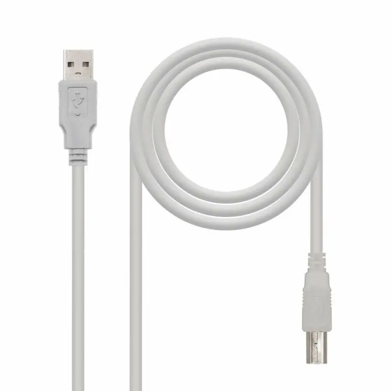 USB 2.0 A to USB B Cable NANOCABLE 10.01.1202...